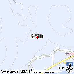 島根県浜田市宇野町周辺の地図