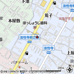 タイヤ館岡崎城南周辺の地図