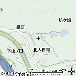 愛知県岡崎市保母町周辺の地図