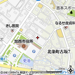 兵庫県加西市北条町横尾1009周辺の地図
