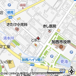 兵庫県加西市北条町横尾1107周辺の地図