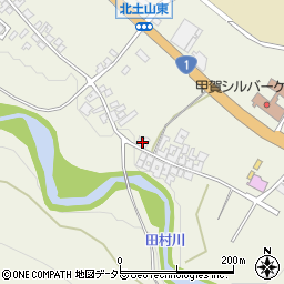 滋賀県甲賀市土山町北土山532周辺の地図