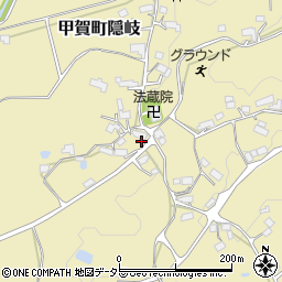 滋賀県甲賀市甲賀町隠岐1155周辺の地図