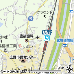 兵庫県三田市広野16周辺の地図