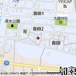 兵庫県加東市喜田81周辺の地図