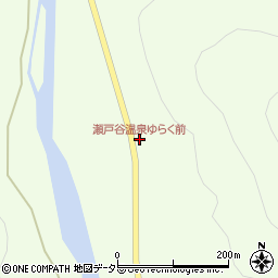 瀬戸谷温泉ゆらく前周辺の地図