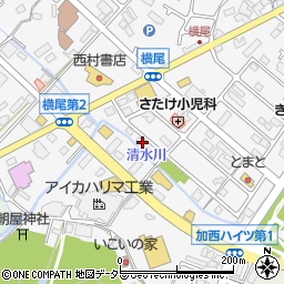兵庫県加西市北条町横尾840周辺の地図