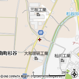 滋賀県甲賀市甲南町杉谷171-1周辺の地図