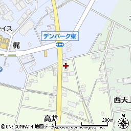 愛知県安城市石井町高井105周辺の地図