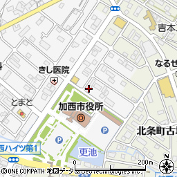 兵庫県加西市北条町横尾1022周辺の地図