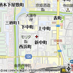 京都府京都市伏見区新中町697周辺の地図