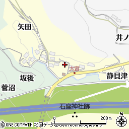 愛知県新城市大宮（宝泉名）周辺の地図