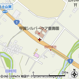 滋賀県甲賀市土山町北土山505周辺の地図