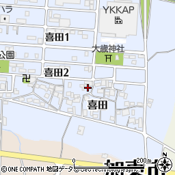 兵庫県加東市喜田99周辺の地図