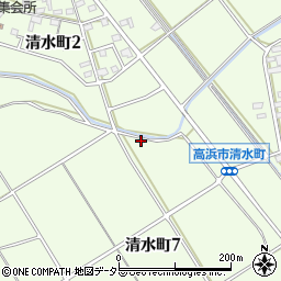 愛知県高浜市清水町周辺の地図