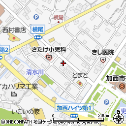 兵庫県加西市北条町横尾860周辺の地図