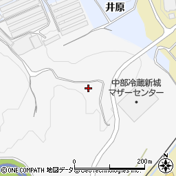 愛知県新城市八束穂イバラ周辺の地図