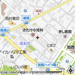 兵庫県加西市北条町横尾861周辺の地図