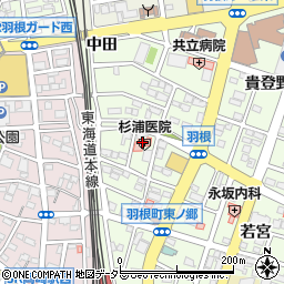 東京ヒルズクリニック　岡崎院周辺の地図