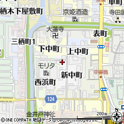 京都府京都市伏見区新中町694周辺の地図