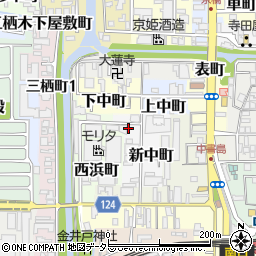 京都府京都市伏見区新中町692周辺の地図
