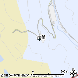 京都府宇治市東笠取水釜周辺の地図