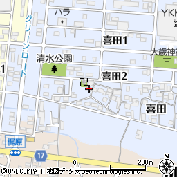 兵庫県加東市喜田237周辺の地図