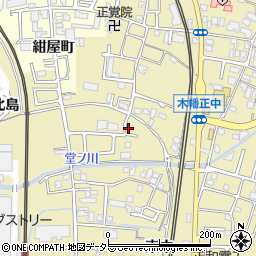 京都府宇治市木幡正中32-3周辺の地図
