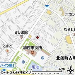 兵庫県加西市北条町横尾1004周辺の地図