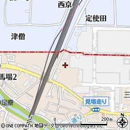 京都府長岡京市馬場（人塚）周辺の地図