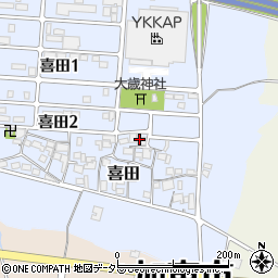 兵庫県加東市喜田114周辺の地図