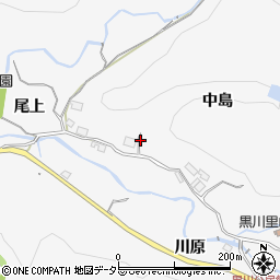 兵庫県川西市黒川美濃田周辺の地図