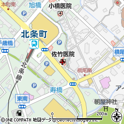 佐竹医院周辺の地図