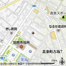 兵庫県加西市北条町横尾1027周辺の地図