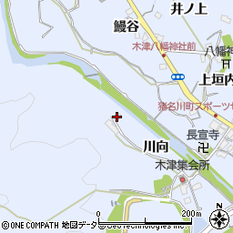 兵庫県川辺郡猪名川町木津山添周辺の地図