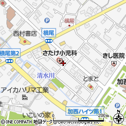 兵庫県加西市北条町横尾周辺の地図
