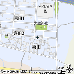 兵庫県加東市喜田113-1周辺の地図