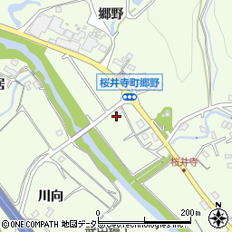 愛知県岡崎市桜井寺町郷野39周辺の地図
