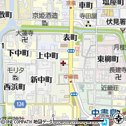 京都府京都市伏見区表町582-6周辺の地図