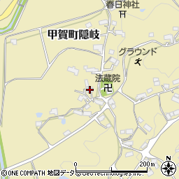 滋賀県甲賀市甲賀町隠岐1149周辺の地図