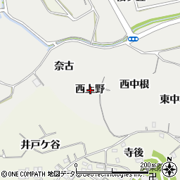 愛知県知多郡阿久比町阿久比西上野周辺の地図