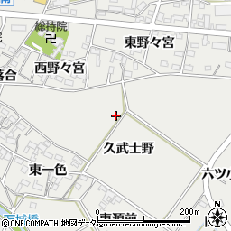 愛知県岡崎市岡町周辺の地図