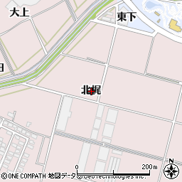 愛知県安城市和泉町北梶周辺の地図