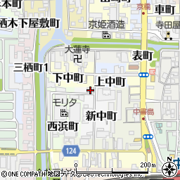 京都府京都市伏見区新中町717周辺の地図