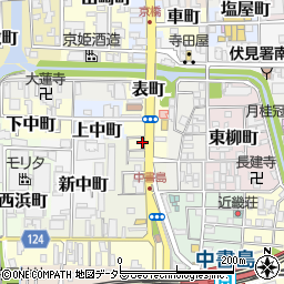 京都府京都市伏見区表町582-5周辺の地図