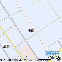 愛知県安城市榎前町（中隠）周辺の地図