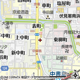 京都府京都市伏見区表町590-3周辺の地図