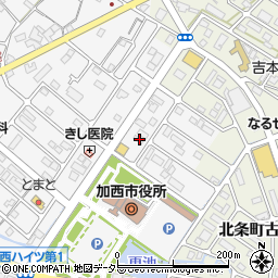 兵庫県加西市北条町横尾1046周辺の地図