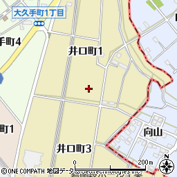 愛知県碧南市井口町周辺の地図