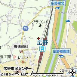 兵庫県三田市広野12周辺の地図